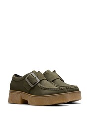 Clarks Green Interest Linoso Monk Shoes - Image 4 of 7