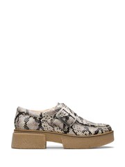 Clarks Grey Interest Linoso Monk Shoes - Image 1 of 7