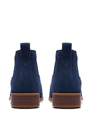 Clarks Blue Leather Havisham Top Boots - Image 6 of 7