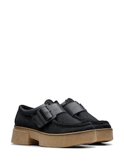 Clarks Black Interest Linoso Monk Shoes - Image 4 of 7