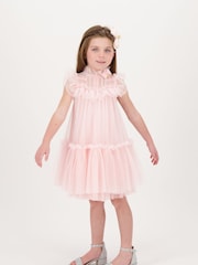 Angels Face Pink Andrea Spotted Tulle Dress - Image 3 of 6