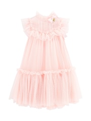 Angels Face Pink Andrea Spotted Tulle Dress - Image 5 of 6