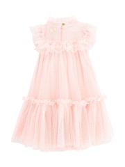 Angels Face Pink Andrea Spotted Tulle Dress - Image 6 of 6