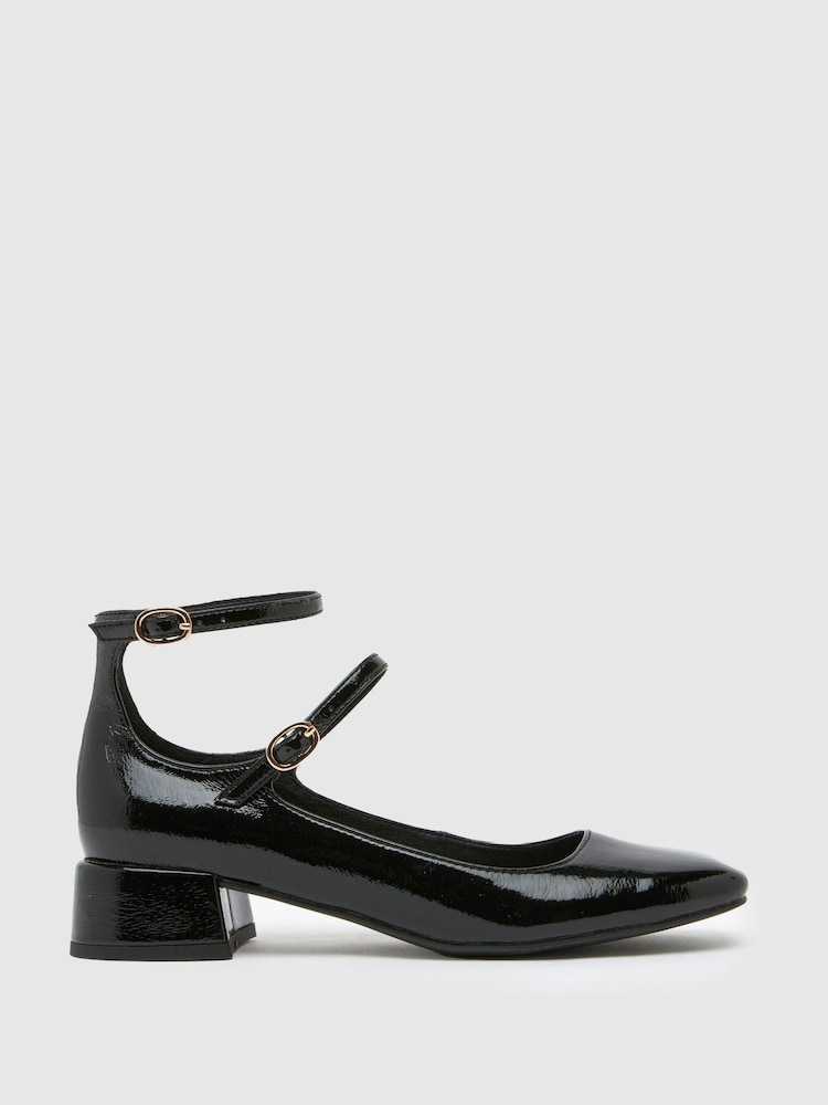 Schuh Sandie Patent Mary Jane črna barva - Slika 1 iz 4