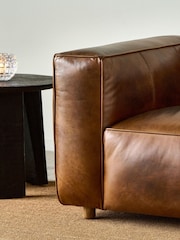 London Leather Classic Cognac Metro 2 Seater Sofa - Image 3 of 8