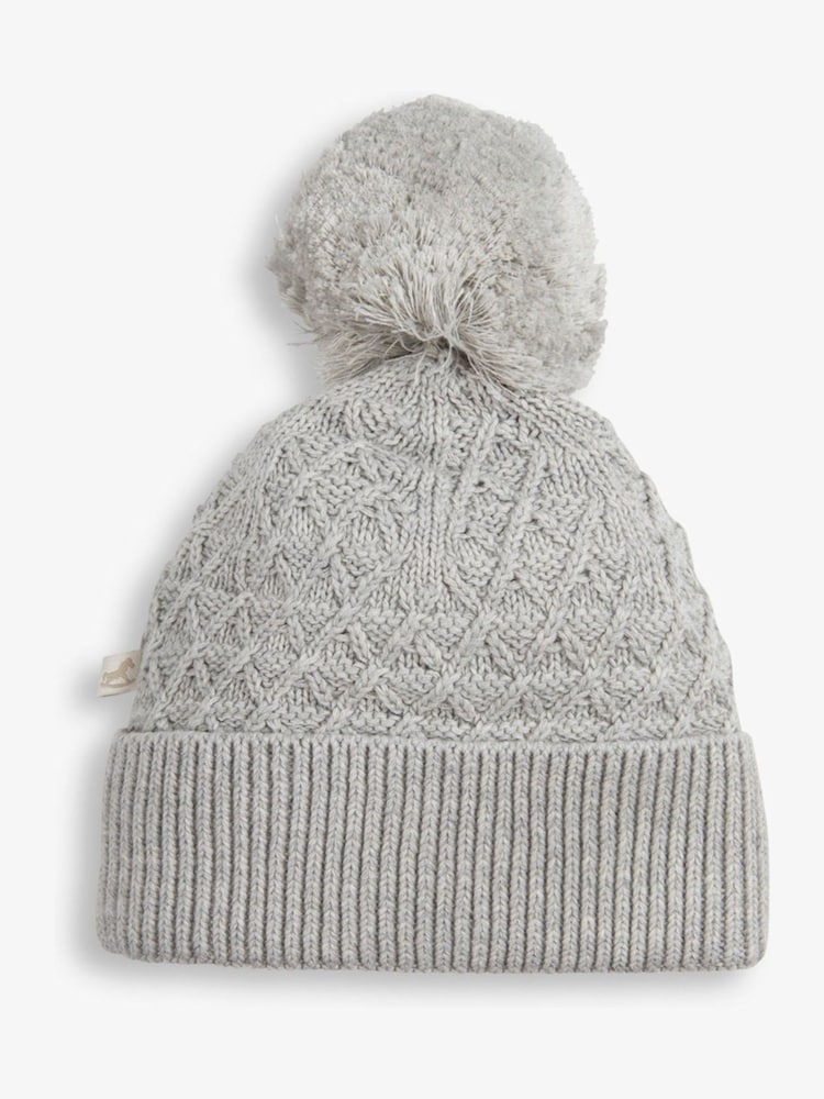 The Little Tailor Baby 100% Cotton Cable Knit Romper And Hat Gift Set - Image 10 of 10