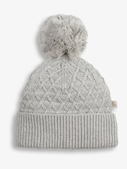 The Little Tailor Baby 100% Cotton Cable Knit Romper And Hat Gift Set - Image 9 of 10