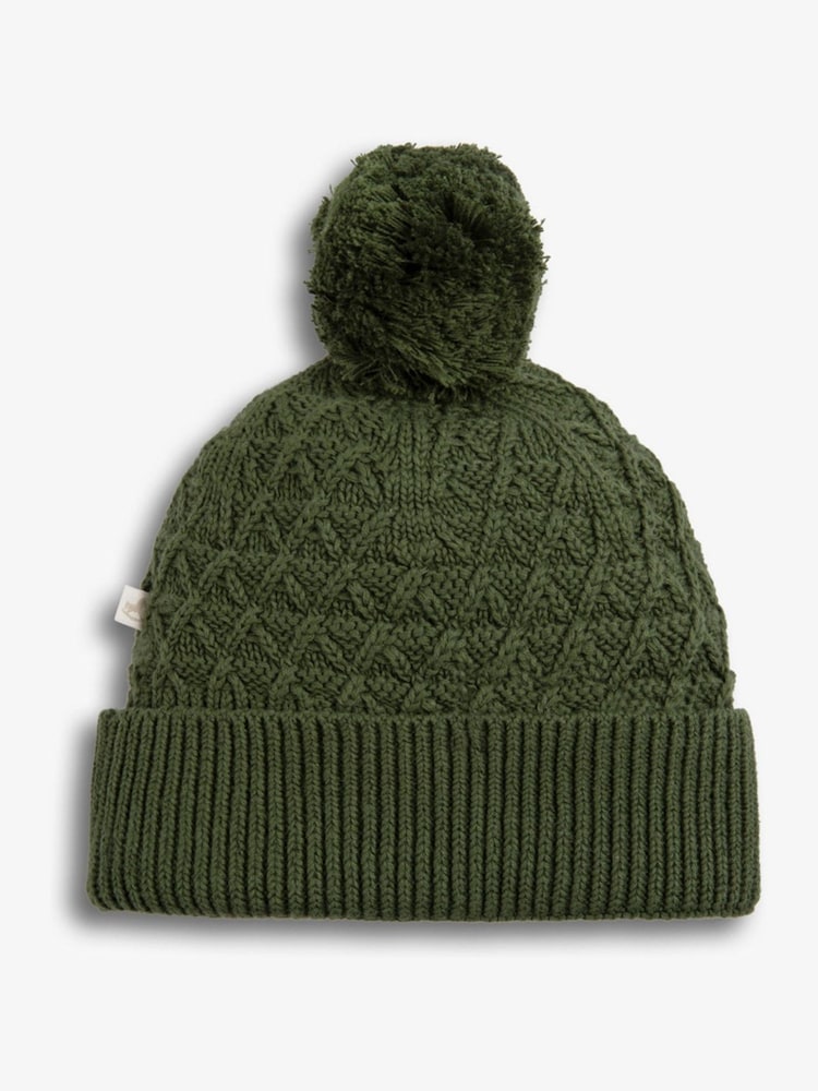 The Little Tailor Baby 100% Cotton Cable Knit Romper And Hat Gift Set - Image 10 of 10