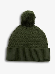 The Little Tailor Baby 100% Cotton Cable Knit Romper And Hat Gift Set - Image 9 of 10
