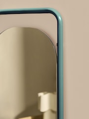 MADE.COM Teal Sylas Full Length Leaner Mirror with Shelf - Image 3 of 4