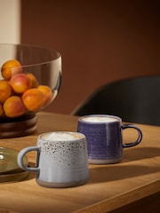 MADE.COM Indigo Speckle Breta Mug - Image 3 of 6