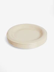 MADE.COM Set of 4 Cream Quell Set of 4 Dinner Plates - Image 3 of 3