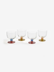MADE.COM Set of 4 Multi Cally Wine Glasses - Image 4 of 4