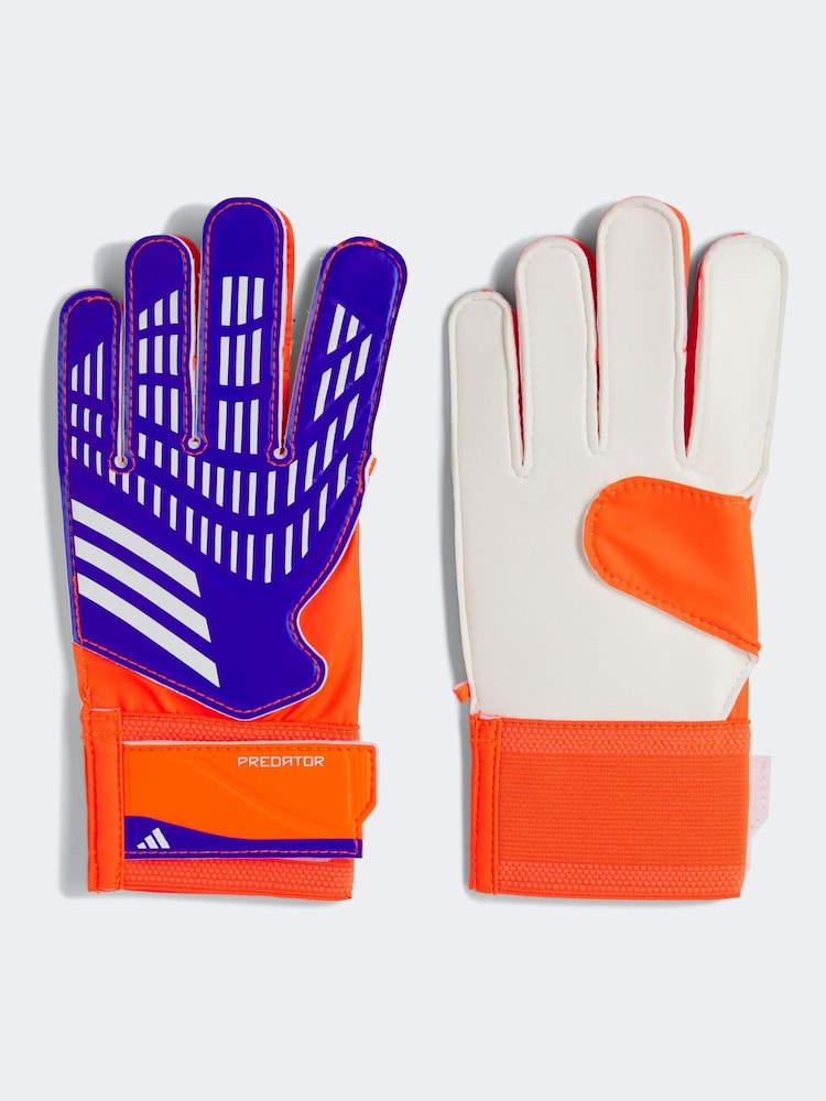 adidas Red/Blue Predator Training Goalkeeper Gloves - Image 1 of 3