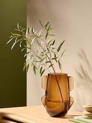 MADE.COM Brown Mira Glass Vase - Image 1 of 4