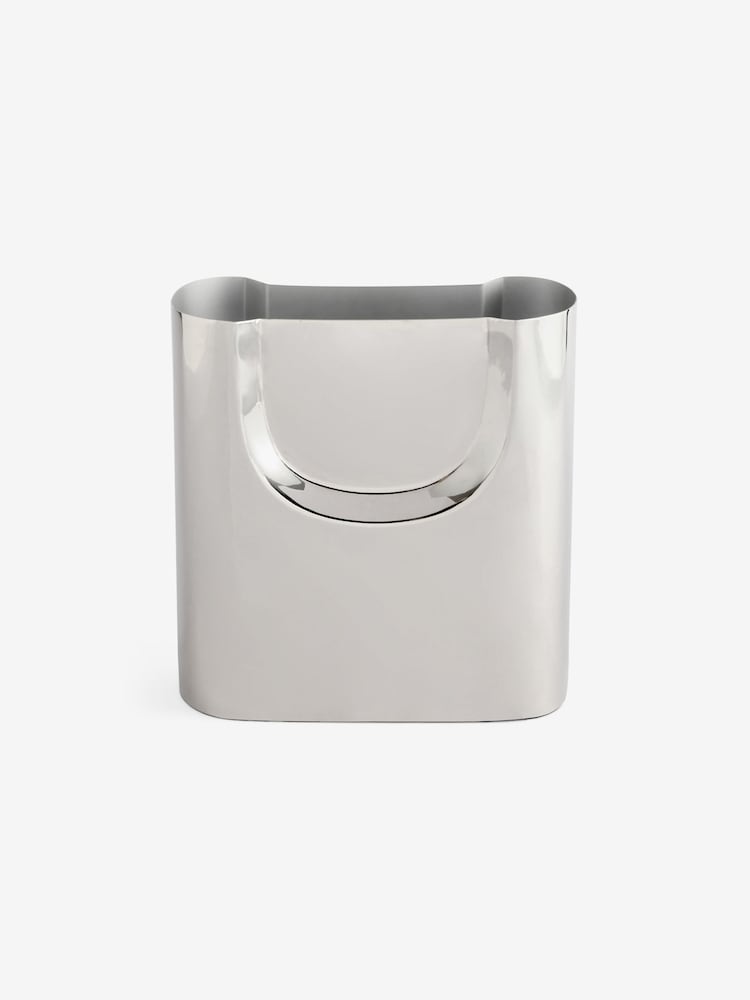 MADE.COM Chrome Juro Stainless Steel Vase - Image 4 of 4