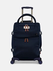 Joules Navy Cabin 4 Wheel Soft Suitcase - Image 1 of 7
