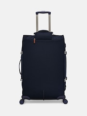 Joules Navy Blue Large 4 Wheel Soft Suitcase - Image 2 of 11