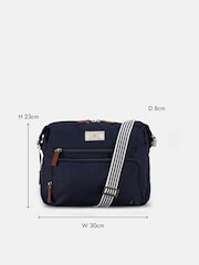 Joules Coast Navy Shoulder Bag - Image 3 of 6