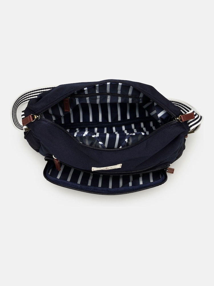 Joules Coast Navy Shoulder Bag - Image 6 of 6