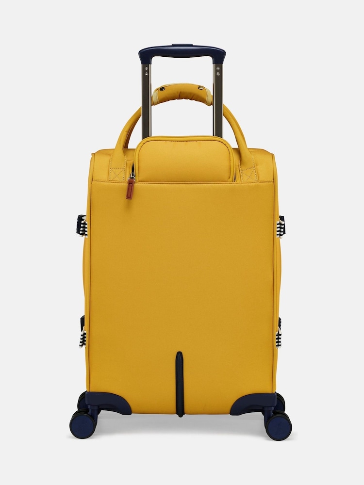 Joules Antique Gold Cabin 4 Wheel Soft Suitcase - Image 2 of 10
