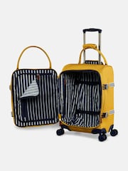 Joules Antique Gold Cabin 4 Wheel Soft Suitcase - Image 5 of 10