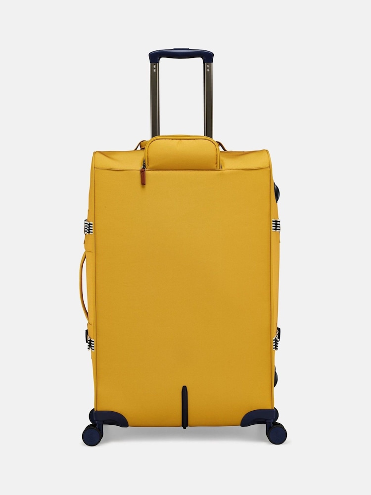 Joules Antique Gold Large 4 Wheel Soft Suitcase - Image 2 of 11