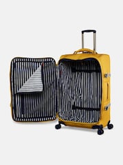 Joules Antique Gold Large 4 Wheel Soft Suitcase - Image 5 of 11