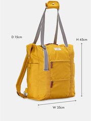 Joules Coast Antique Gold Tote Backpack - Image 3 of 5