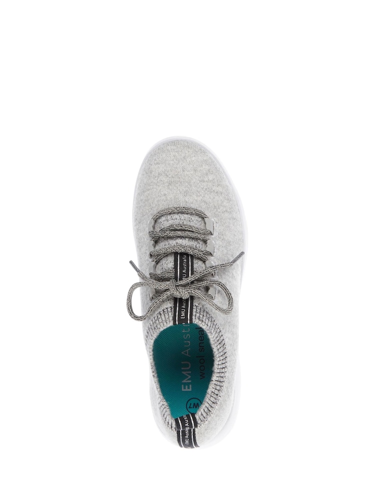 EMU Australia Grey Heidelberg Wool Trainers - Image 5 of 5