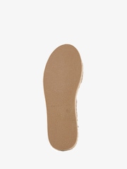 EMU Australia Brown Rowley Cross-Over Espadrille Slider Sandals - Image 9 of 9