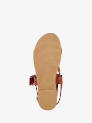 EMU Australia Brown Hyams Leather Plaited Sandals - Image 11 of 11