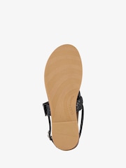 EMU Australia Black Hyams Leather Plaited Sandals - Image 12 of 12