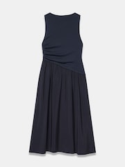 أزرق - فستان متوسط الطول غير متماثل الخصر من Mint Velvet - Image 7 of 7