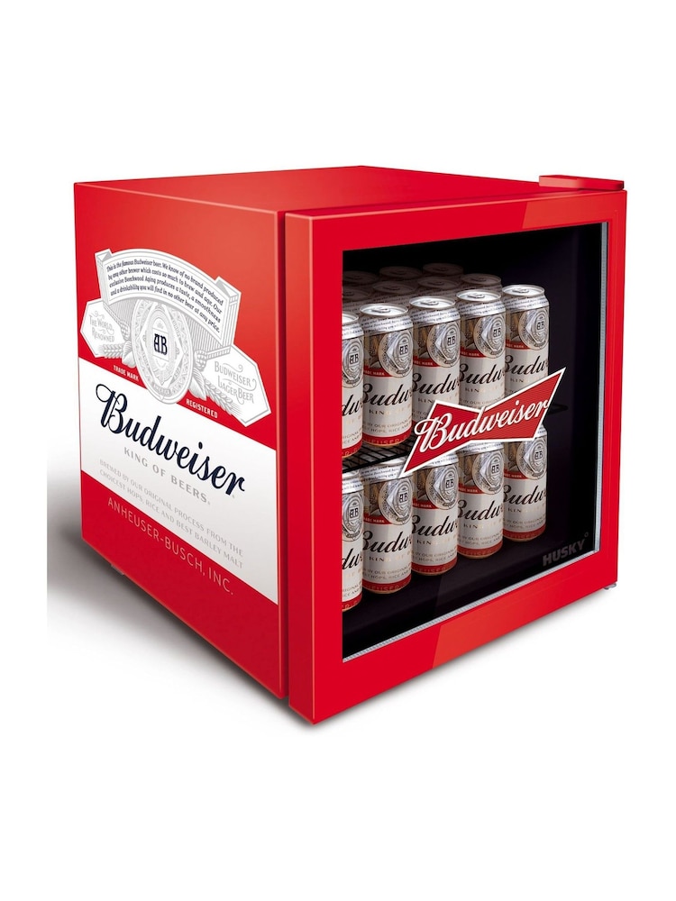 Husky Red Budweiser Drinks Cooler - Image 8 of 8