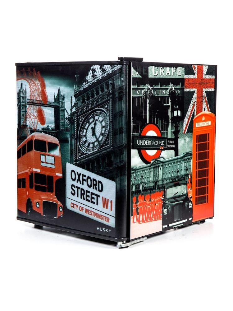 Husky Black London Mini Fridge - Image 6 of 6
