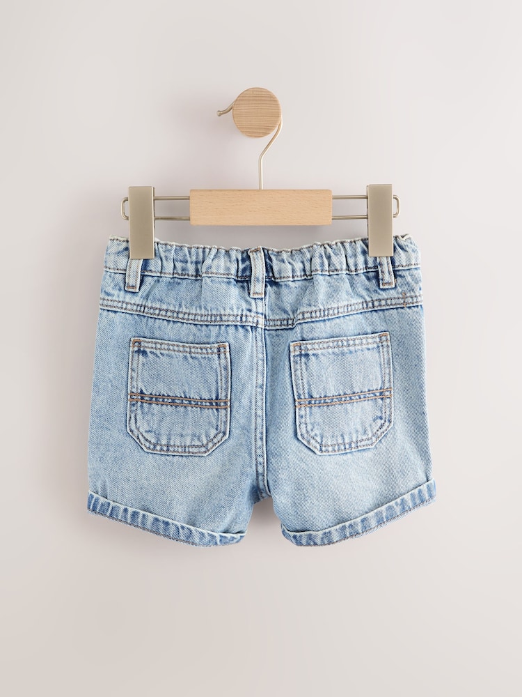 Light Blue Distressed Denim Shorts (3mths-7yrs) - Image 5 of 7