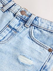Light Blue Distressed Denim Shorts (3mths-7yrs) - Image 7 of 7