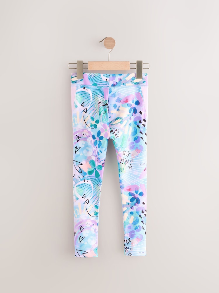 Blauw dierenprint - Sportlegging (3-16 jr) - Image 2 of 4