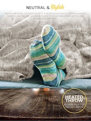 MONHOUSE Heated Throw Electric Blanket - Image 5 of 7