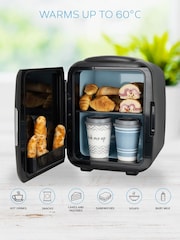 MONCOOK Black Glass Door Mini Fridge Cooling and Warming Functio 14L - Image 7 of 7
