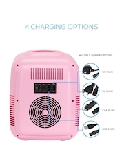 MONCOOK Pink Mono Glass Door Mini Fridge Cooling and Warming Functio 14L - Image 5 of 7