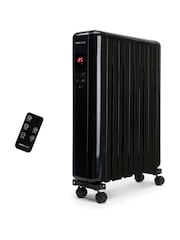 MONHOUSE Black 2500W Digital 10 fins Oil Filled Radiator with LED Display - Image 1 of 7
