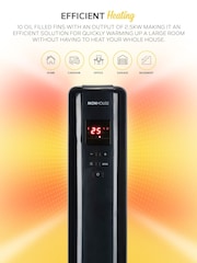 MONHOUSE Black 2500W Digital 10 fins Oil Filled Radiator with LED Display - Image 4 of 7