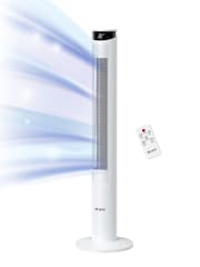 Air Pro White Smart 46 Tower Oscillating Bladeless Fan with Remote - Image 1 of 1