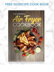 MONCOOK Black 65L Air Fryer Oil Free Cooking with 50 Receipe Book - Image 2 of 7