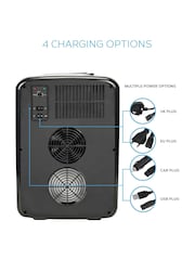 MONCOOK Black Glass Door Mini Fridge Cooling and Warming Functio 15L - Image 4 of 7