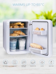 MONCOOK Grey Glass Door Mini Fridge Cooling and Warming Functio 15L - Image 6 of 7