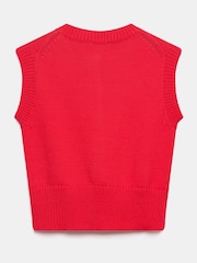 Mint Velvet Red Cotton Waistcoat - Image 4 of 4