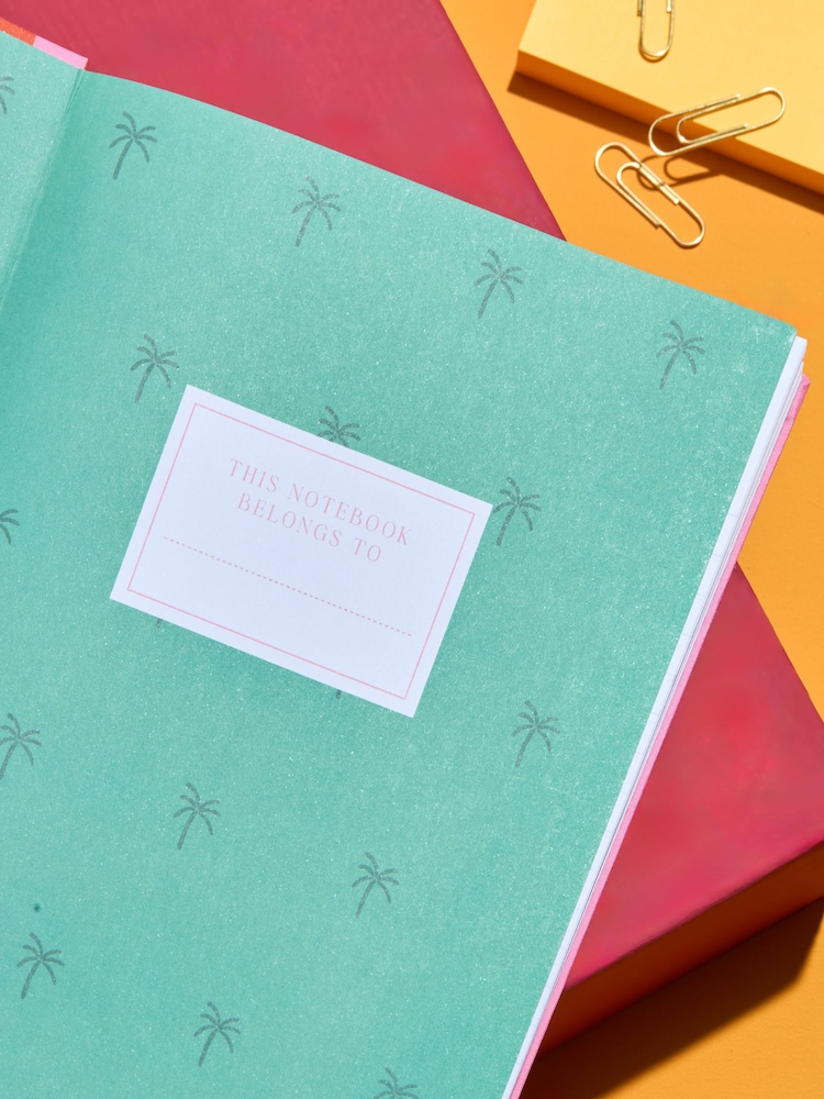 Mediterranean Print A5  Lined Notebook - Image 4 of 5